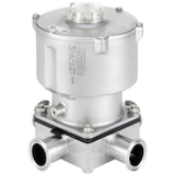 2036-4 Seats-ISO - Robolux Multiway Multiport Diaphragm Valve, Pneumatically operated, 4 seat, ISO