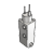 2080-186422-Válvula de 2/2 vías accionada neumáticamente con fuelle de PTFE
