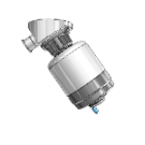 2105-Clamp - Pneumatisch betätigtes Bodenablassventil ELEMENT für dezentrale Automatisierung