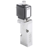 6519et - 3/2- 5/2- and 5/3-Way-Solenoidvalve for pneumatics extended temperature range