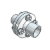 BBS06-732473-Unión por brida en modelo Steril Orbital o aséptico